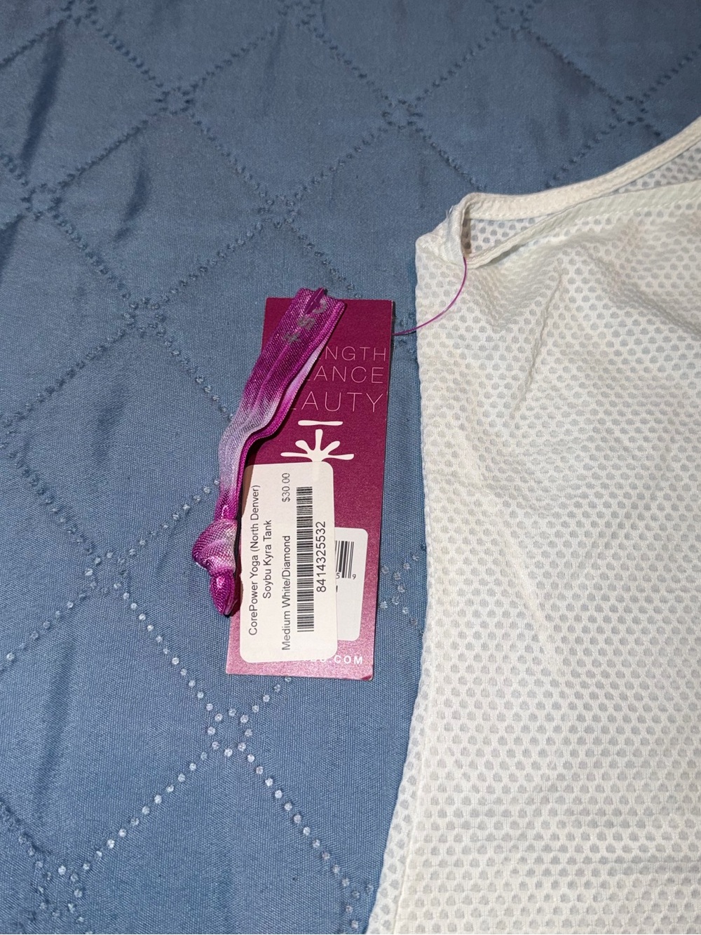 Soybu Kyra Tank Size-Medium White/Diamond - Picture 3 of 5